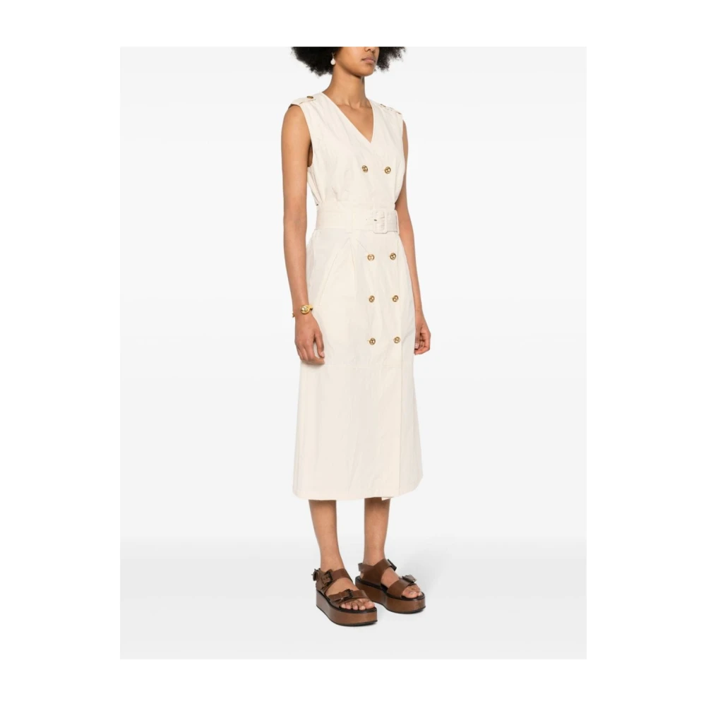 Twinset Midi Dresses White Dames