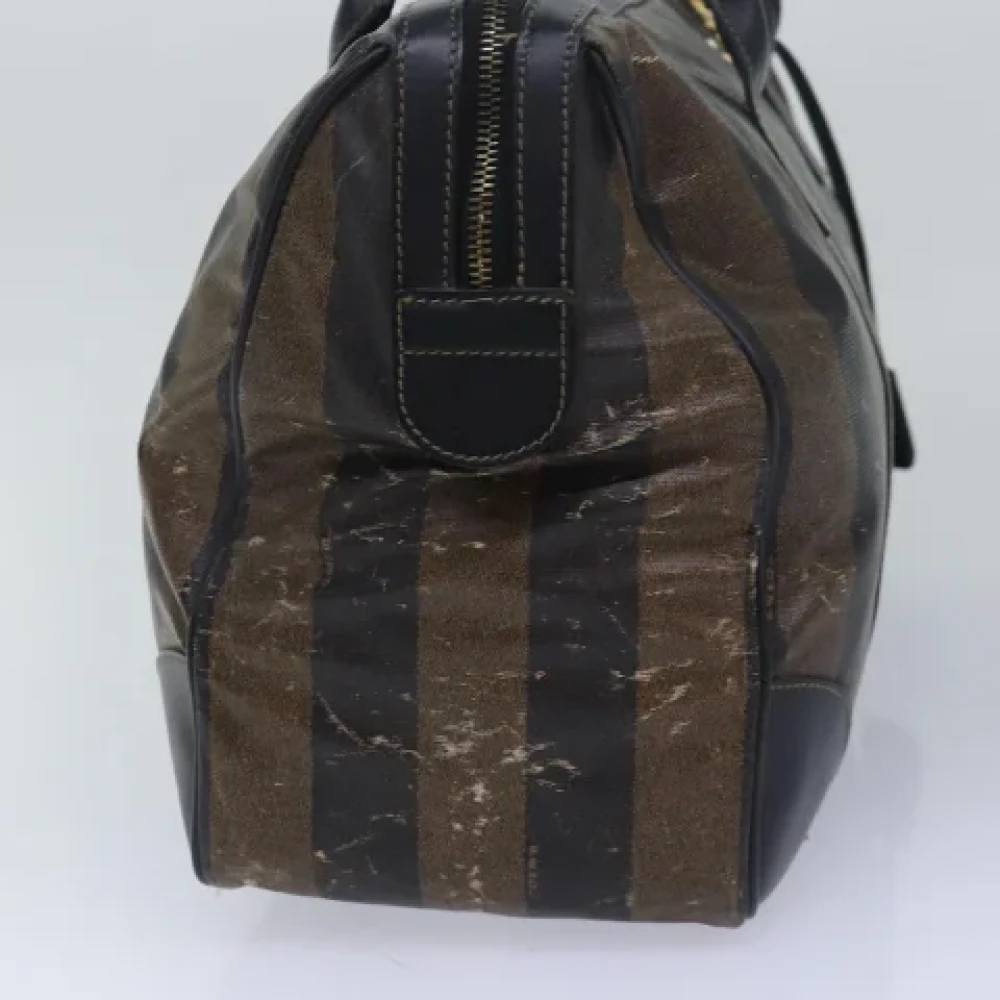 Fendi Vintage Pre-owned Canvas handbags Brown Dames