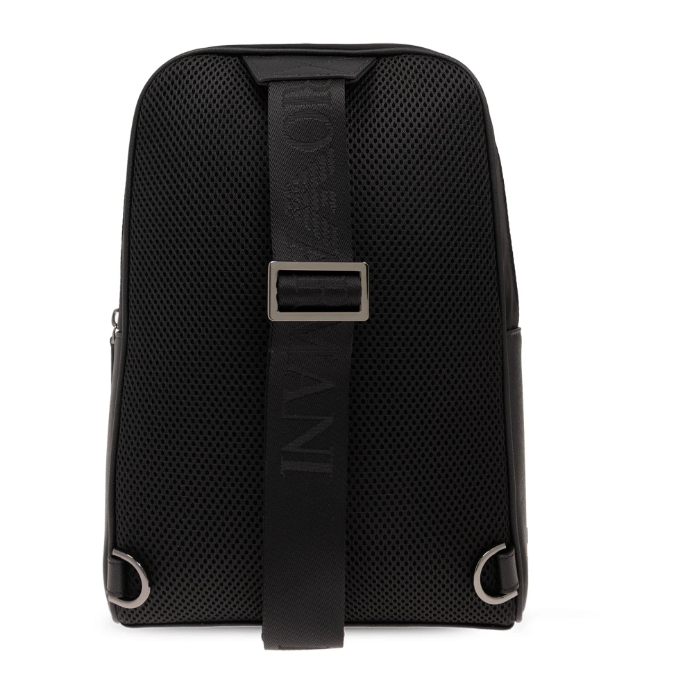 Emporio Armani Backpacks Black Heren