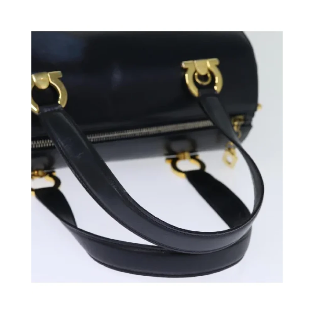 Salvatore Ferragamo Pre-owned Leather handbags Blue Dames