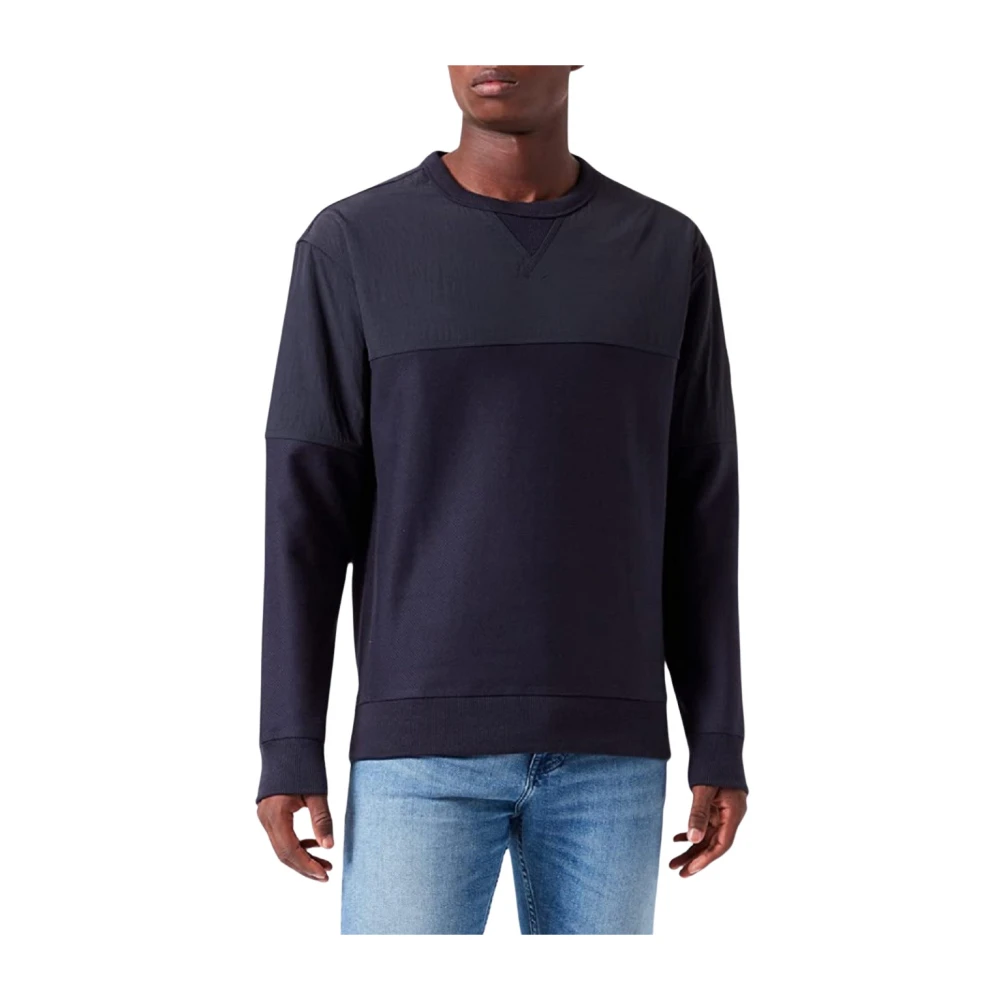 Hugo Boss Rundhalsad Sweatshirt Blue, Herr