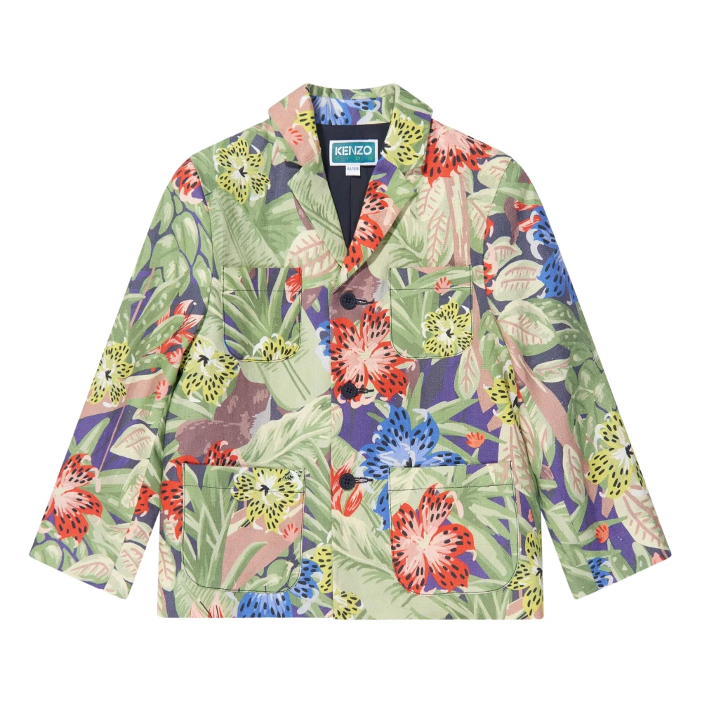 Kenzo Multicolor Varsity Jacket - Male - Kids Occasion Wear - 10 Y - Kids