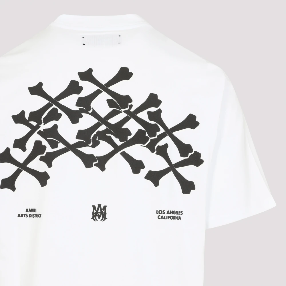 Amiri Witte T-shirt Verhoog Garderobe Stijl White Heren