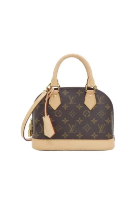 Pre-owned Alma BB Monogram Coated Canvas Handbag