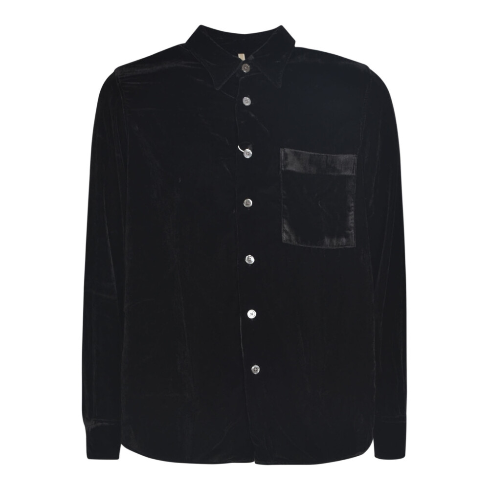 Black Velvet Long Sleeve Shirt AW23 Sunflower Men s Fashion Miinto