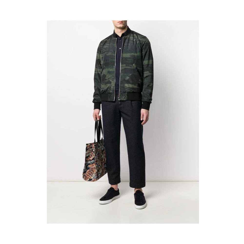 John Smedley Navy Blauw Katoenen Klassieke Overhemd Blue Heren