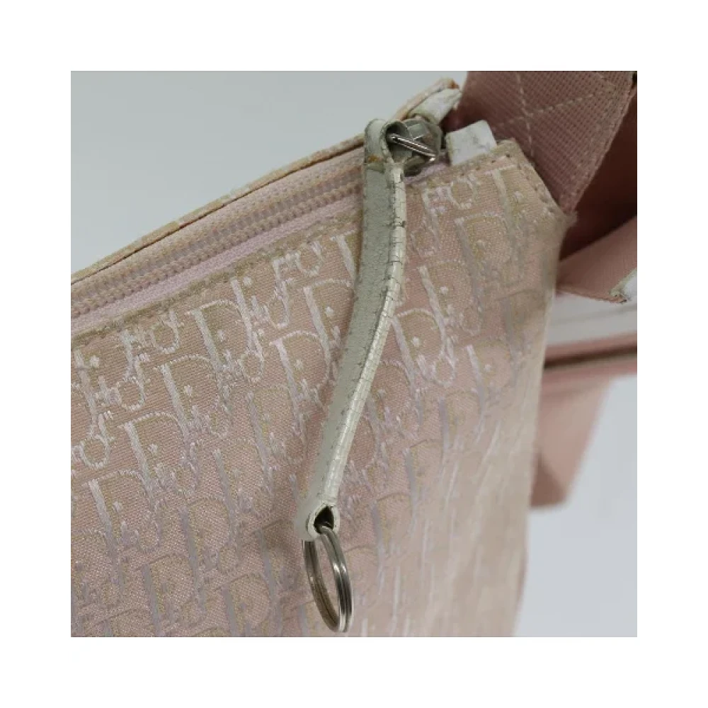 Dior Vintage Pre-owned Canvas dior-bags Pink Dames