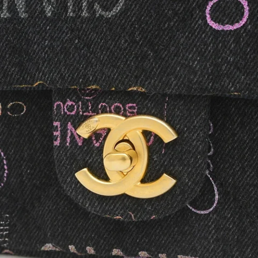 Chanel Vintage Pre-owned Denim chanel-bags Black Dames