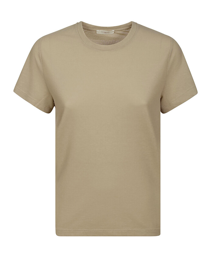 t-shirt-en-coton-beige-a-manches-courtes
