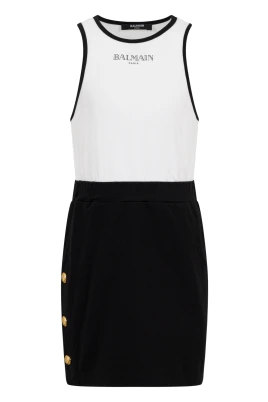 Bicolour Jersey Dress