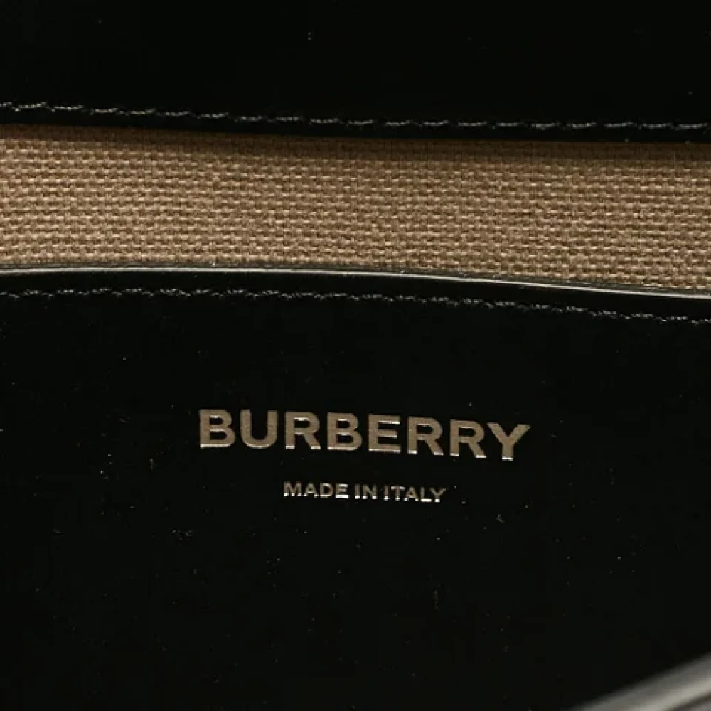 Burberry Vintage Pre-owned Leather travel-bags Black Dames