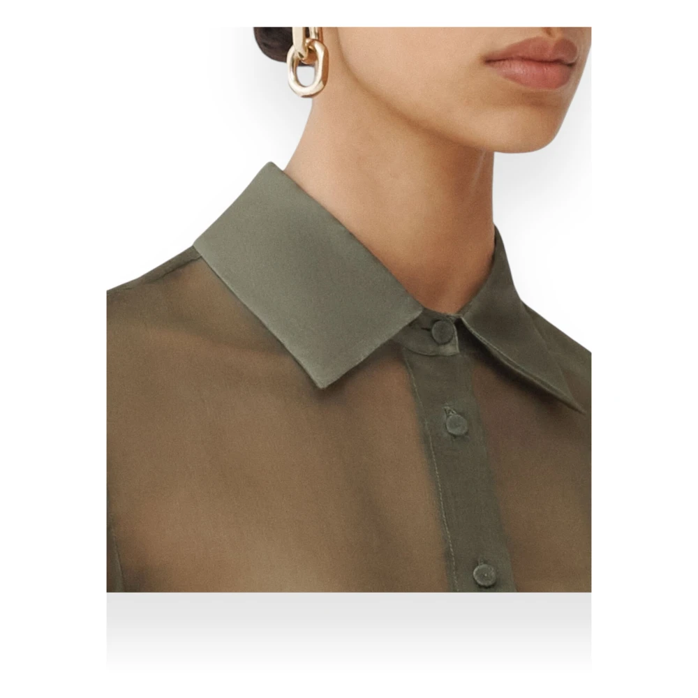 Fabiana Filippi Stijlvolle Trui Shirt Green Dames