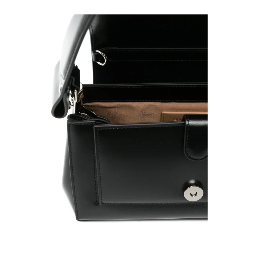 Vivienne Westwood Zwarte Middelgrote Handtas Hazel Stijl Black Dames