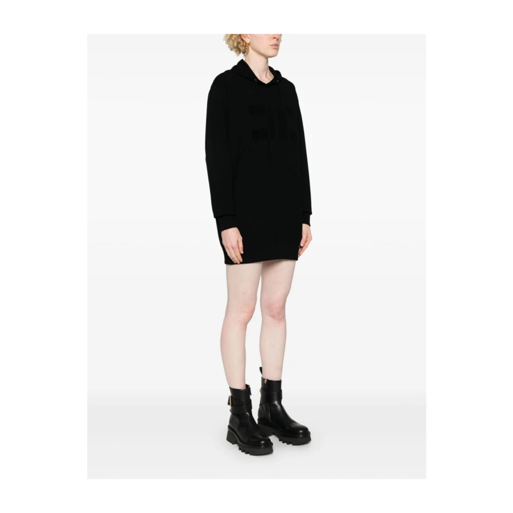 Elisabetta Franchi Elegante Nero Jurk Aw24 Black Dames