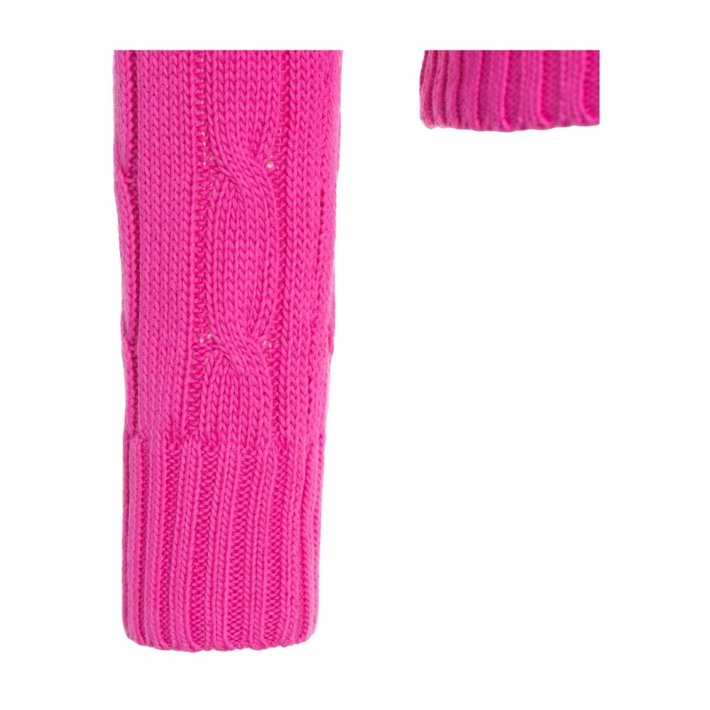 Polo Ralph Lauren Roze Kabeltrui Ss25 Pink Dames