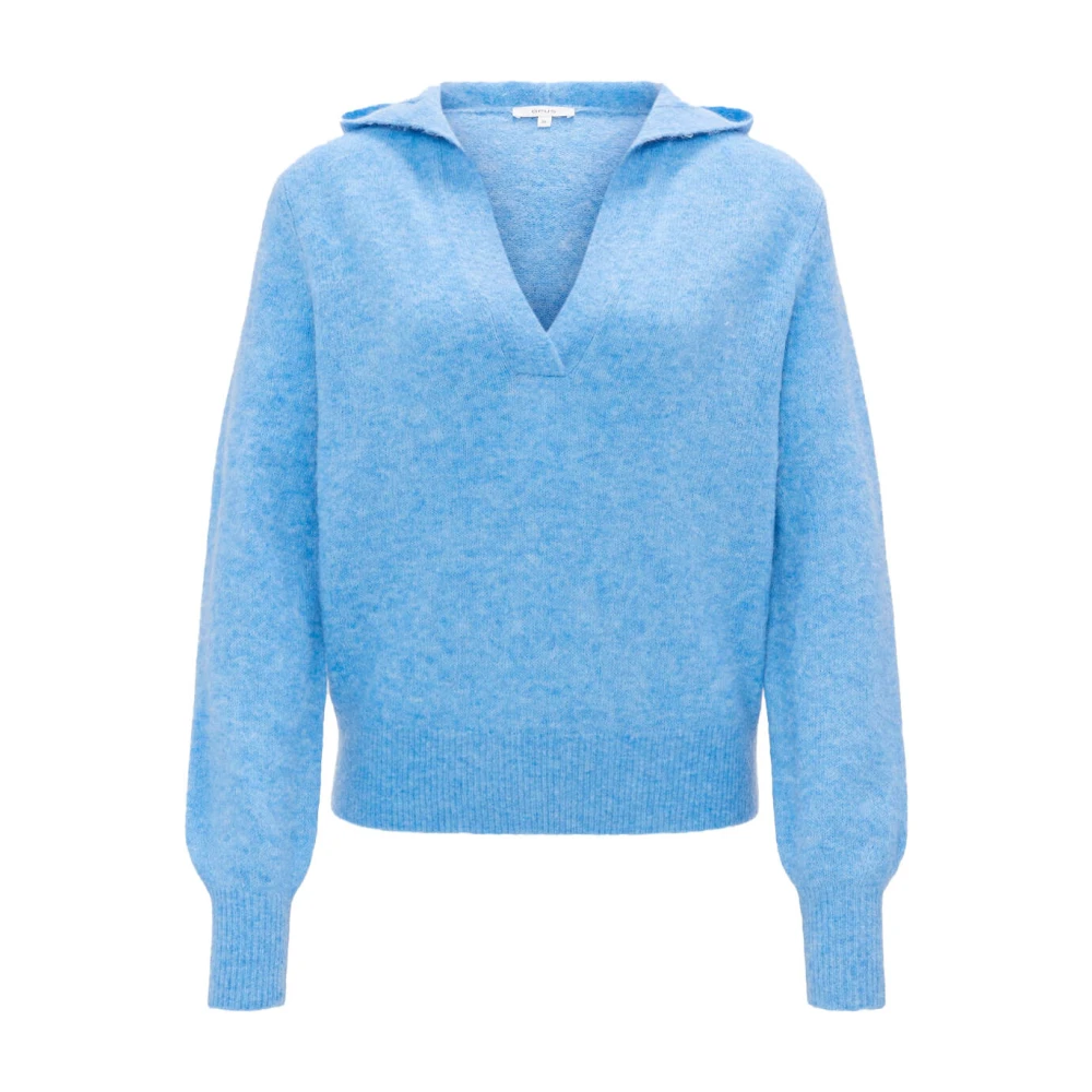 Opus Stijlvolle Pullover met Pasunna Detail Blue Dames