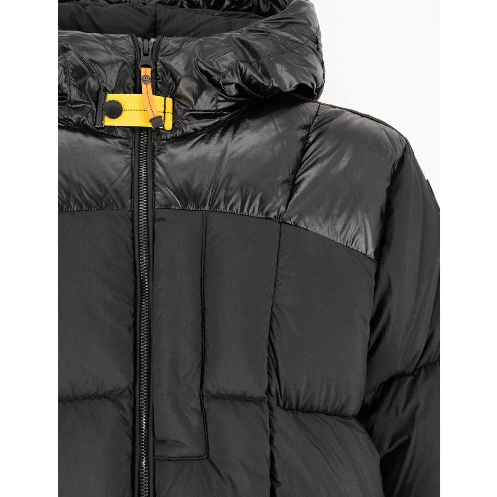 Parajumpers Kort Donsjack met Capuchon Black Heren