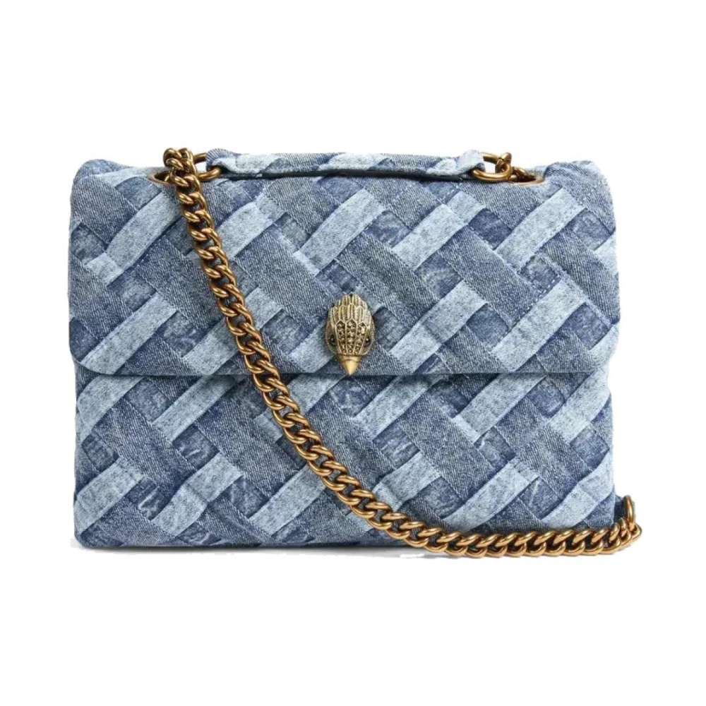 Kurt Geiger Women's Blue Large Kensington Soft - Shoulder Bags - One Size - Bags