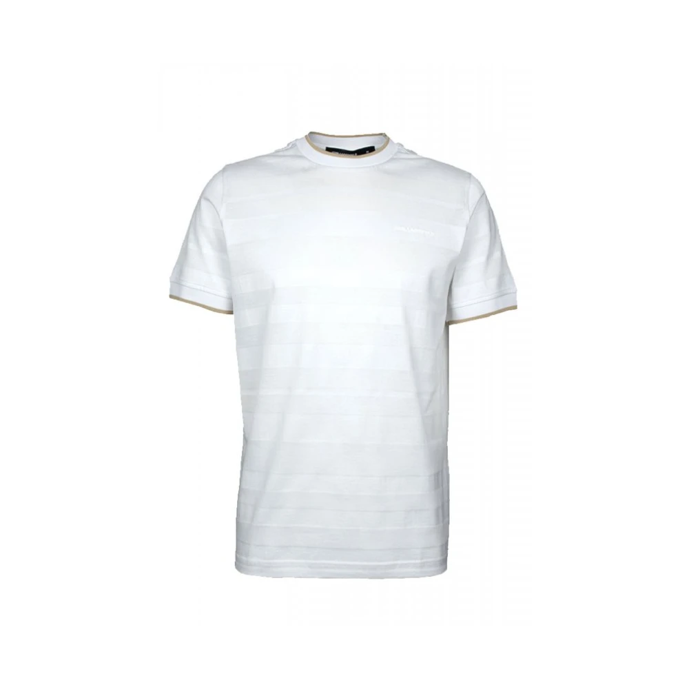 Karl Lagerfeld Uomo Bianco T-Shirt Girocollo