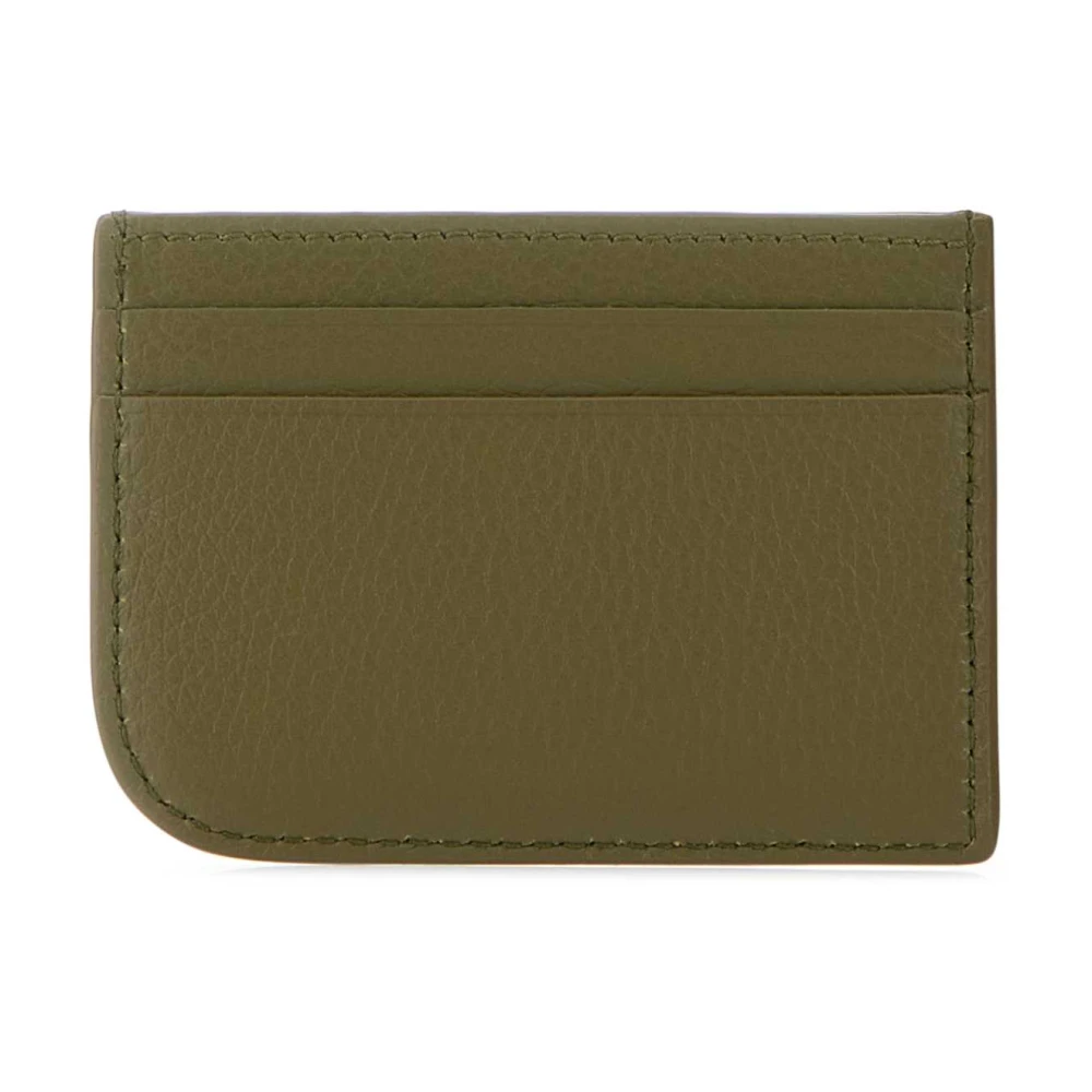 alexander mcqueen Groene Leren Kaarthouder Green Heren