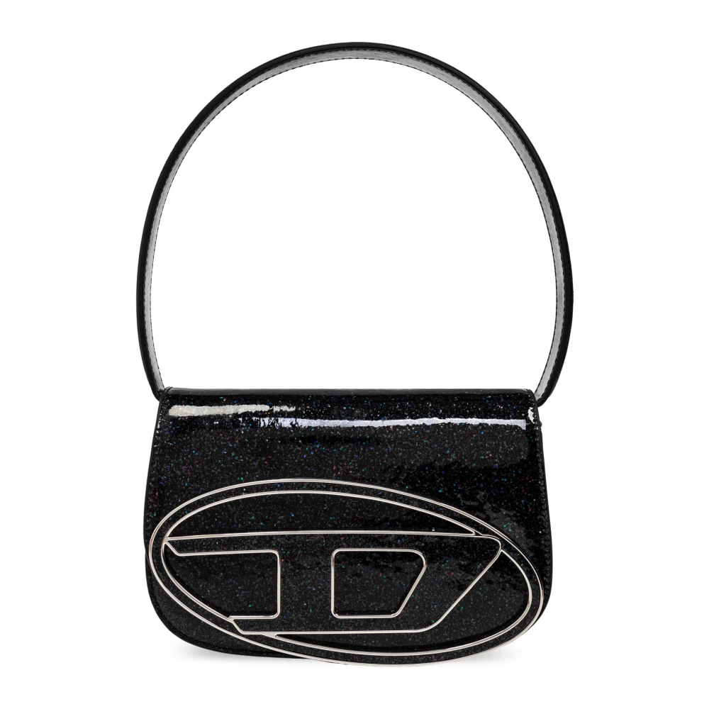 Diesel Glitter Schoudertas '1Dr' Black Dames