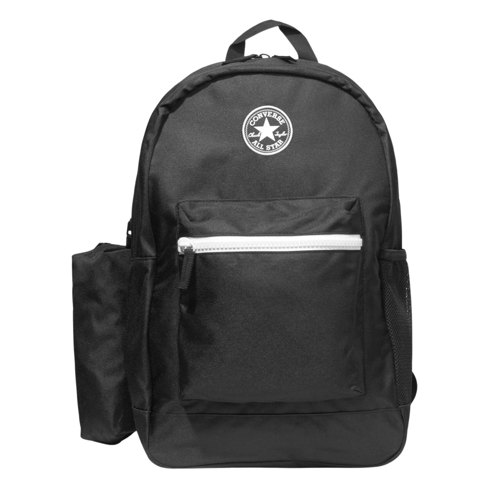 Converse Unisex Kids Black Kids Backpack And Pencil Case