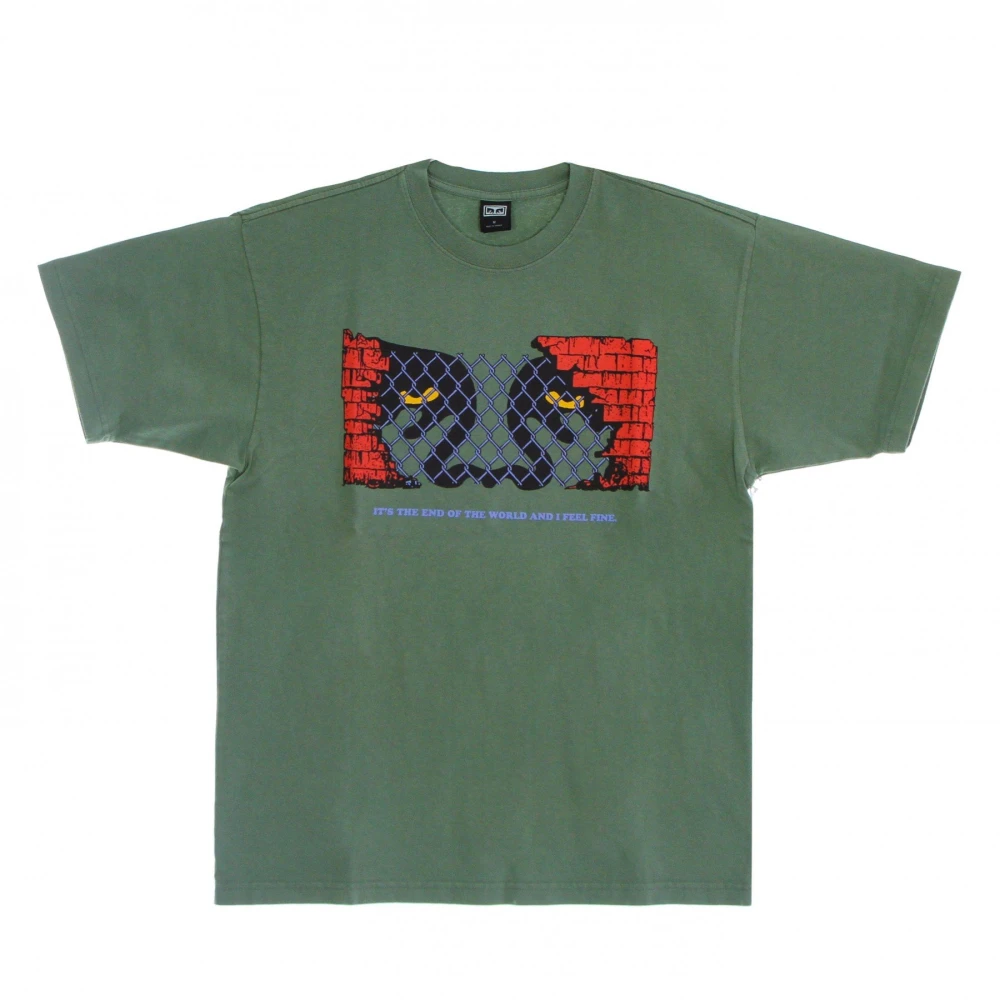 Obey End of the World Heavyweight Tee Green Heren