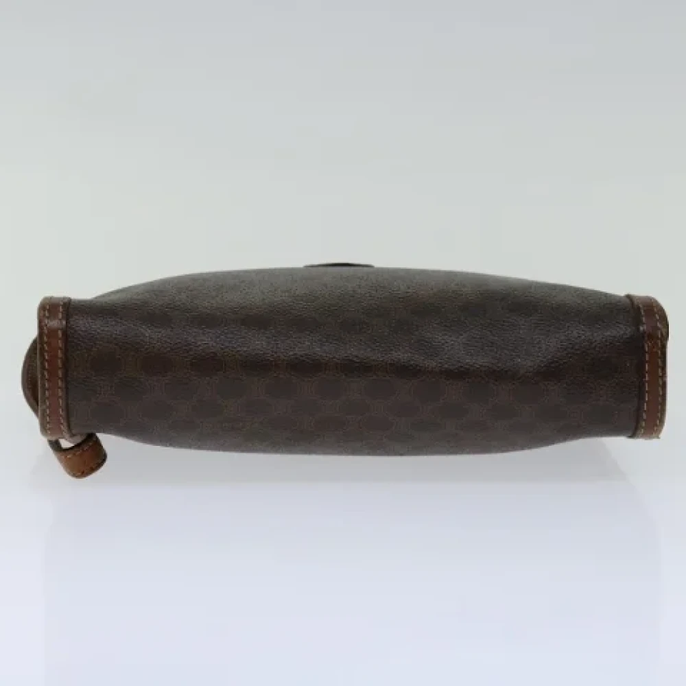 Celine Vintage Pre-owned Leather clutches Brown Dames