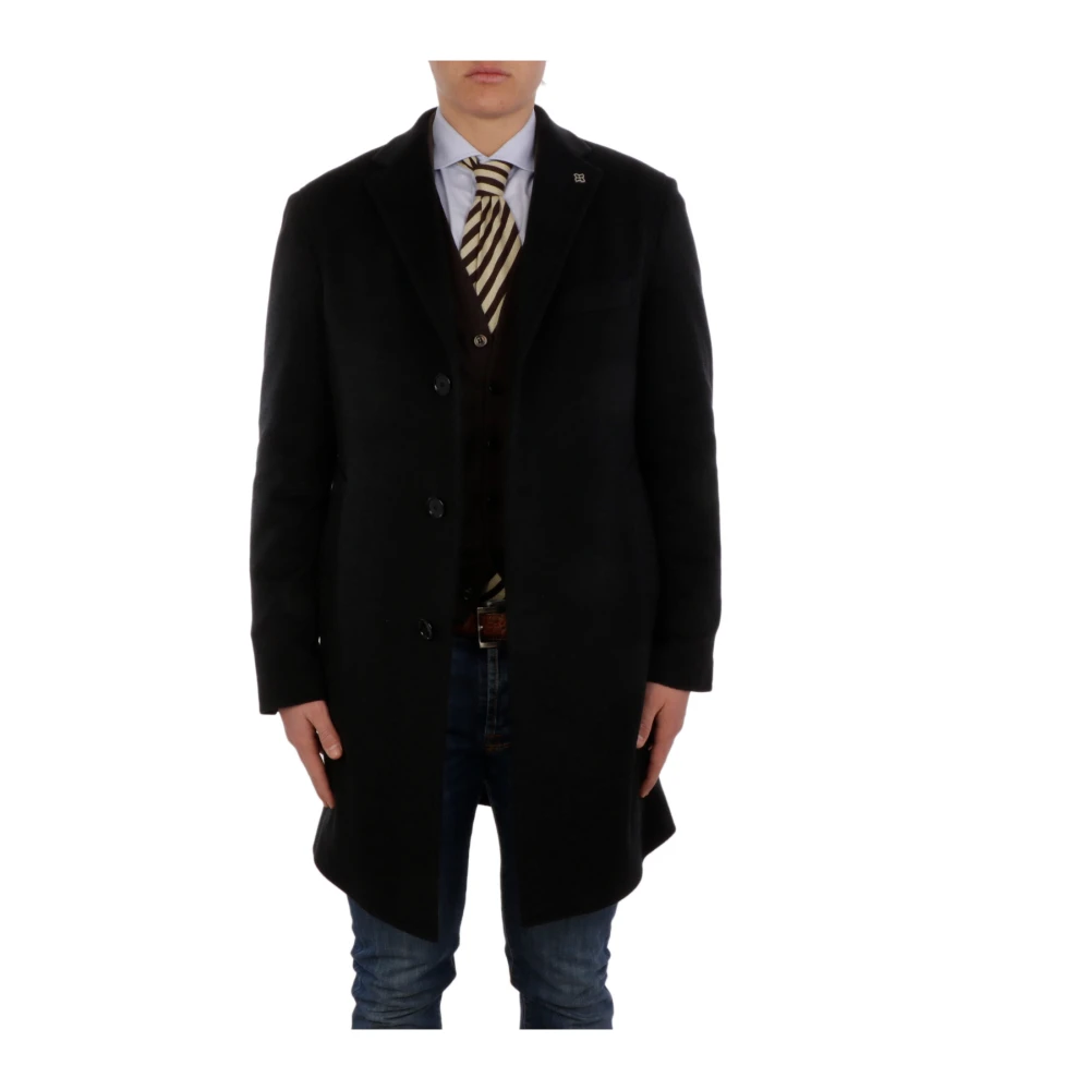 Tagliatore Anorak Jas Black Heren
