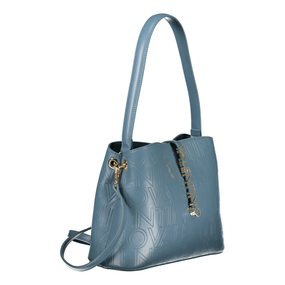 Valentino by Mario Valentino Blauwe Schoudertas met Afneembare Band Blue Dames