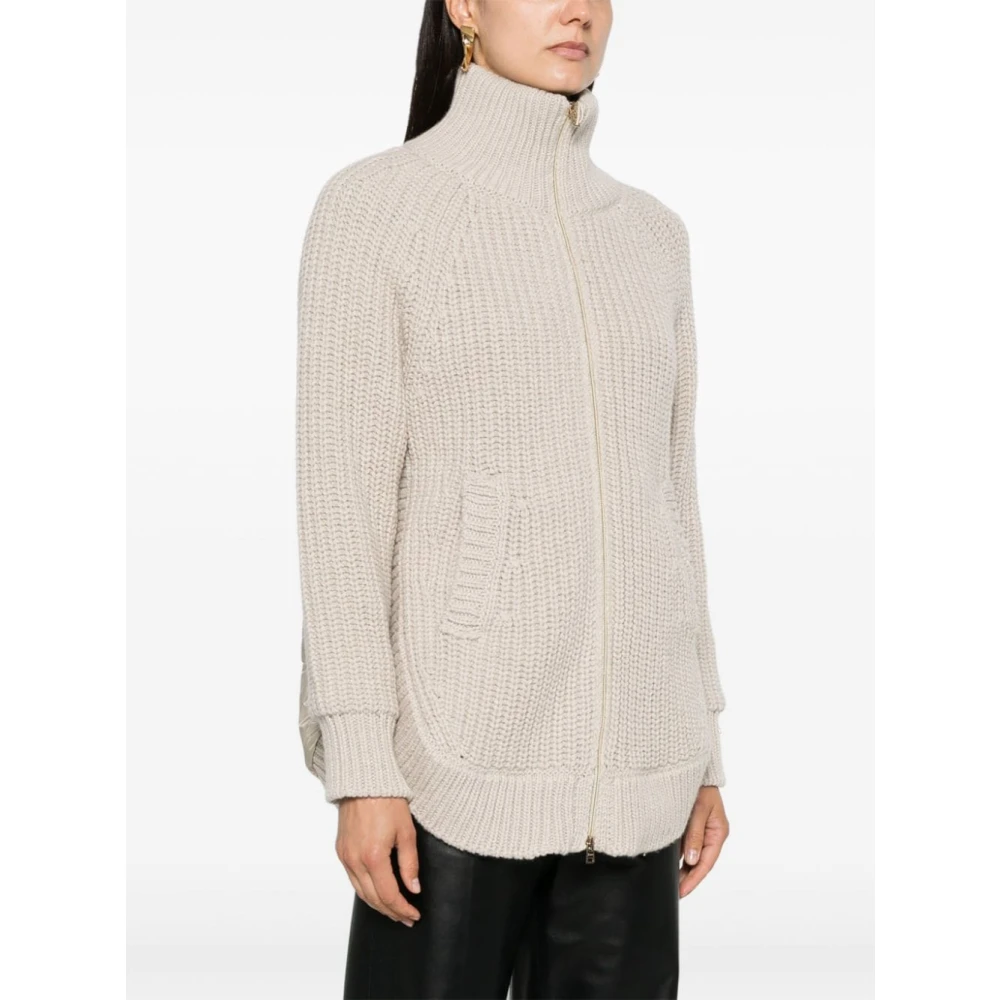 Herno Winterjassen Chantilly Stijl Beige Dames