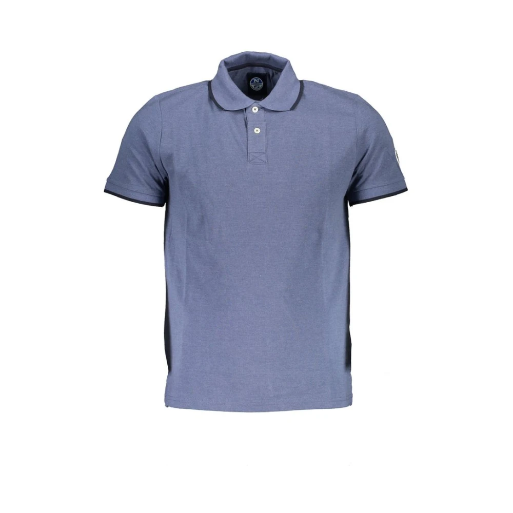 North Sails Mannelijk Blauw Polo Met Korte Mouwen