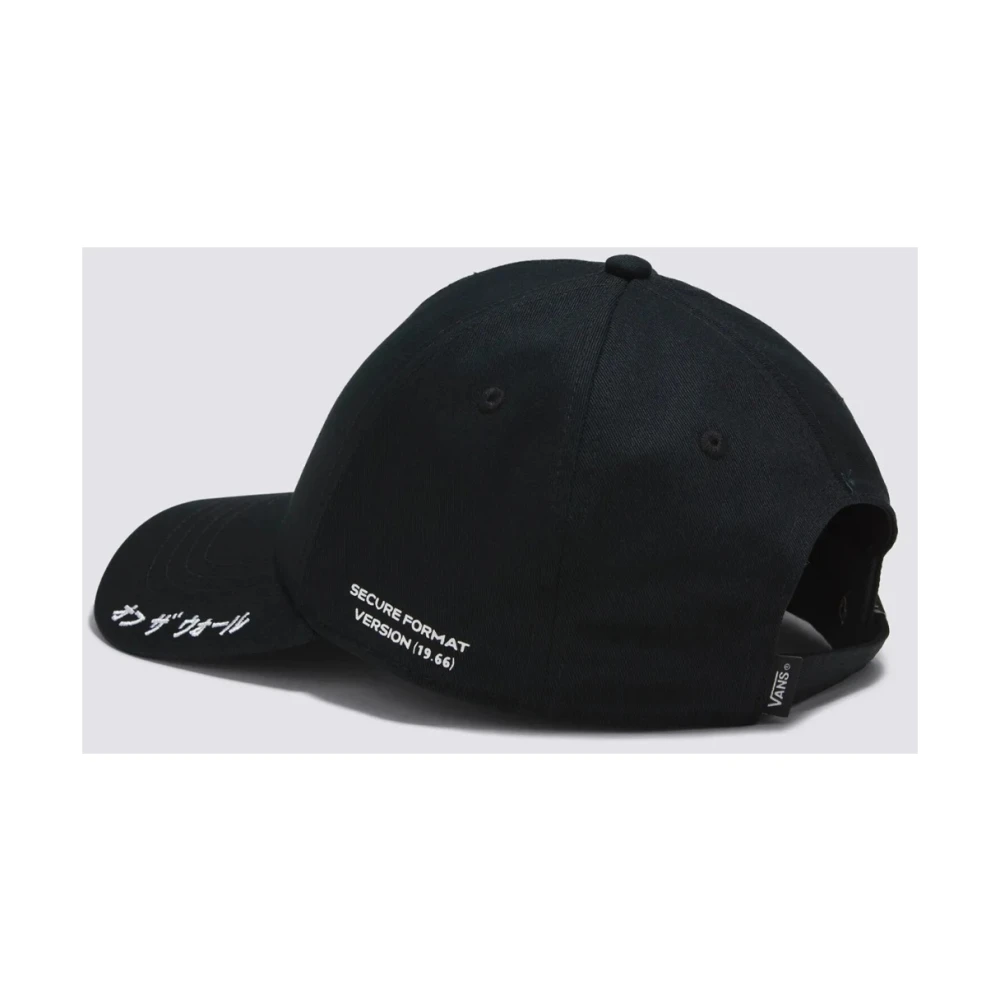 Vans Verstelbare Strapback Pet met Uniek Ontwerp Black Heren