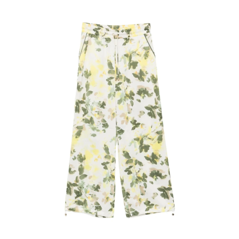 Liu Jo Mujer Multicolor - Pantalones De Satén Estampados- Trousers - Xl- Pantalones De Satén Estampados