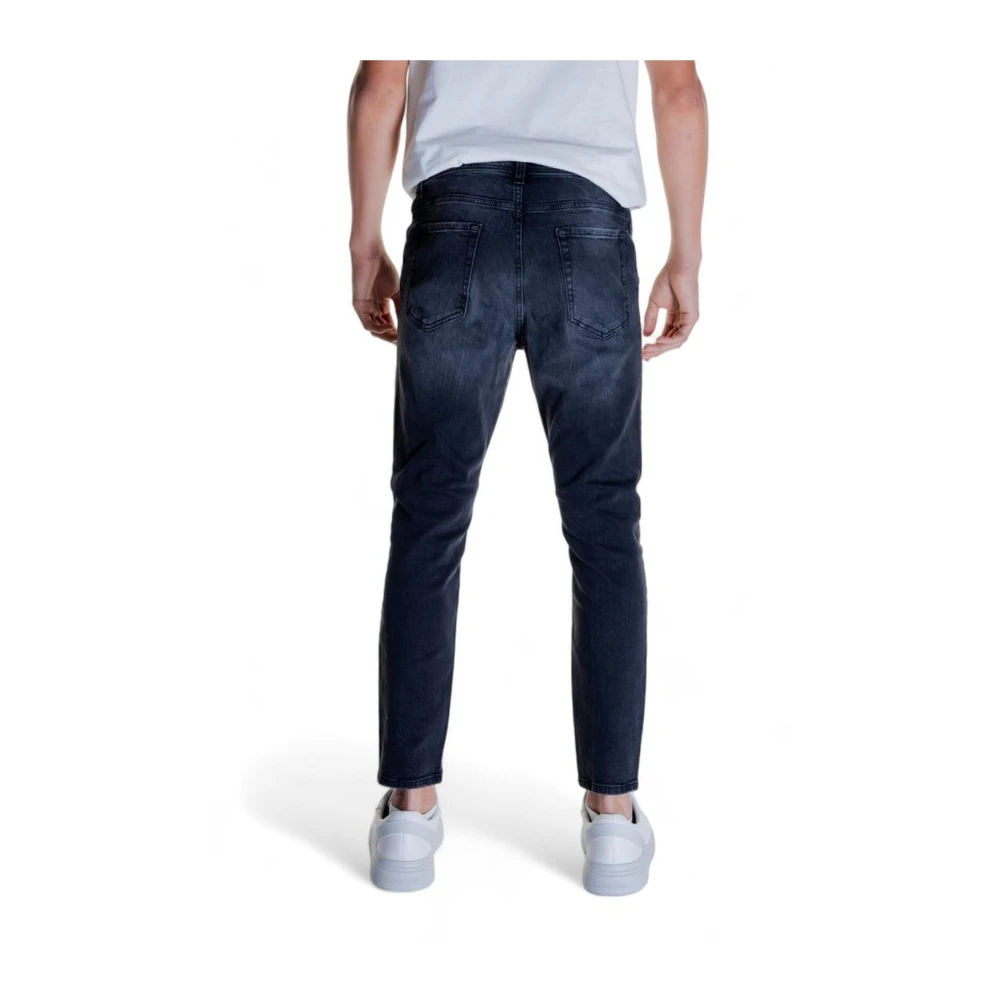 Antony Morato Zwarte Katoenen Stretch Jeans & Pant Black Heren