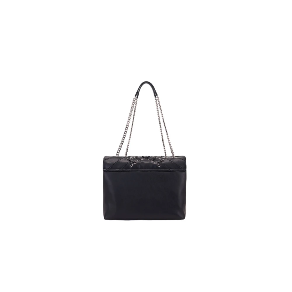 La Carrie Stijlvolle Leren Tas Black Dames
