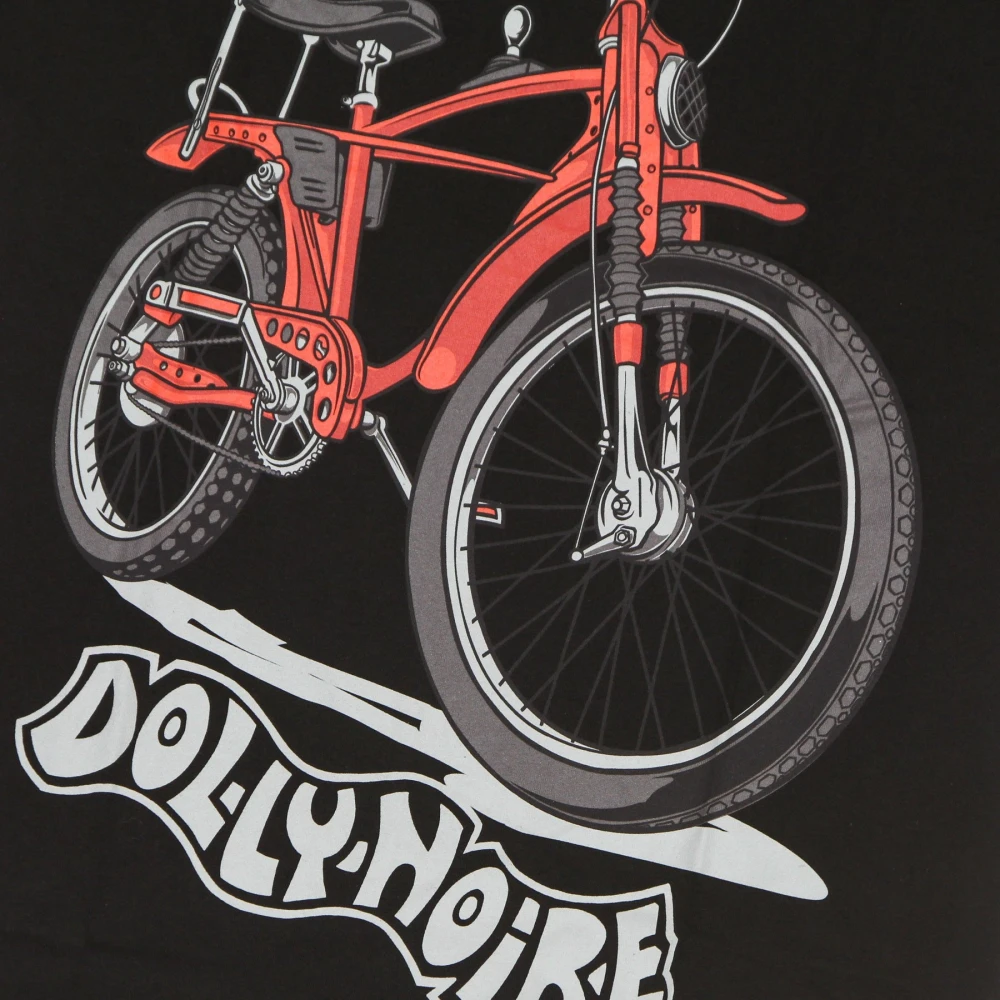 Dolly Noire Zwart Skip Foss Tee Korte Mouw Black Heren