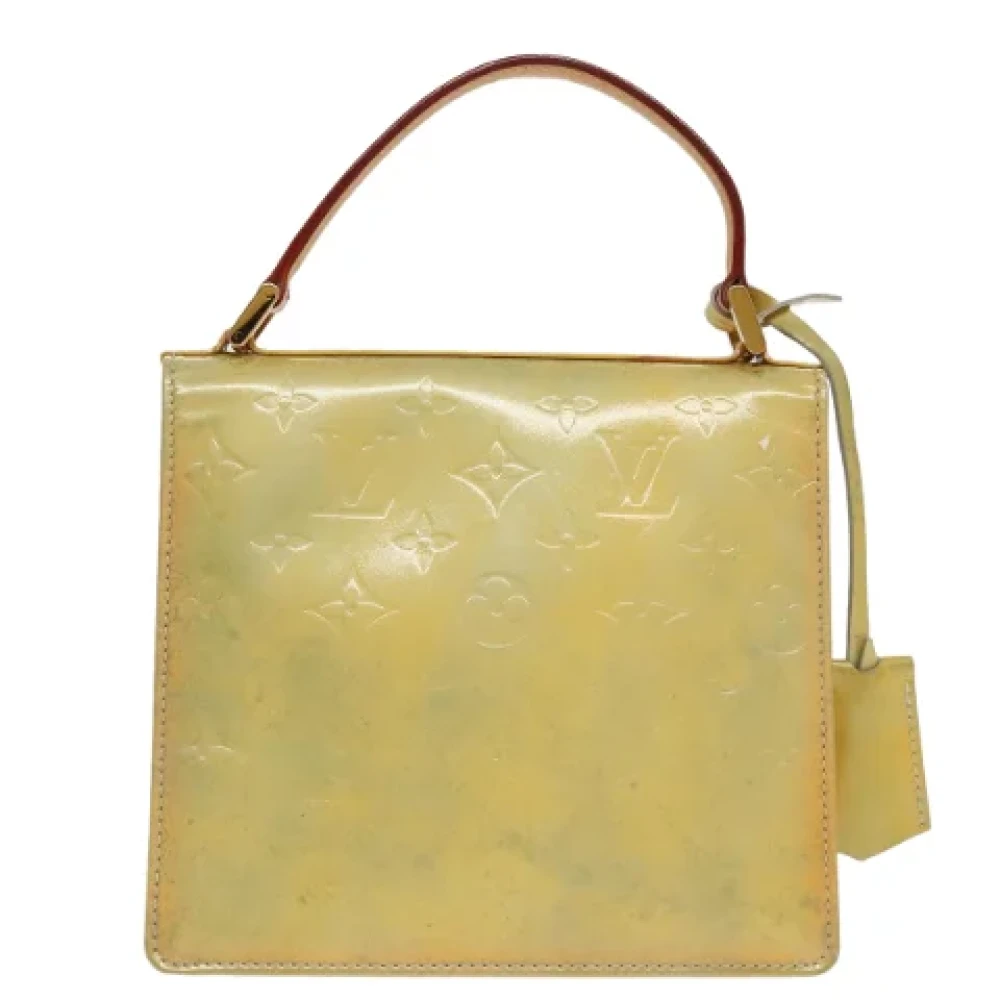 Louis Vuitton Vintage Pre-owned Leather handbags Yellow Dames
