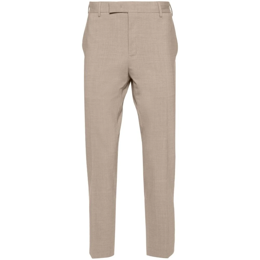 Pt01 Suit Trousers Brown Heren