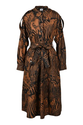 cotton-chemisier-dress-with-puff-sleeves