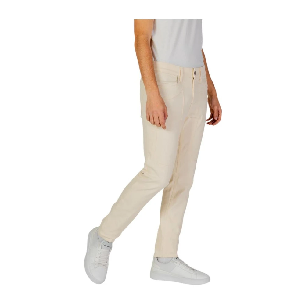 Jeckerson Stretchkatoenen jeanscollectie voor heren Beige Heren