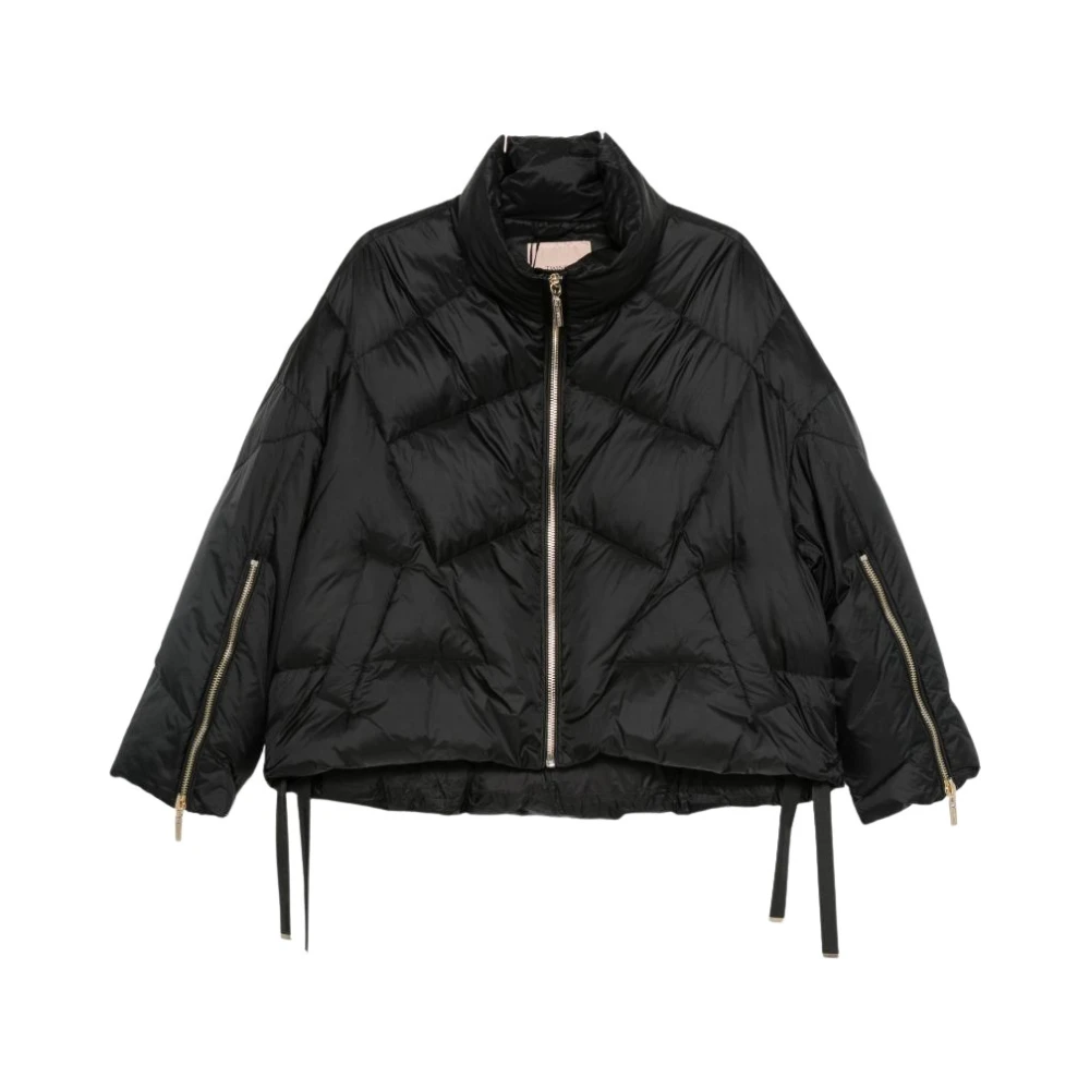 Twinset Donna Nero Giacche, M, New,