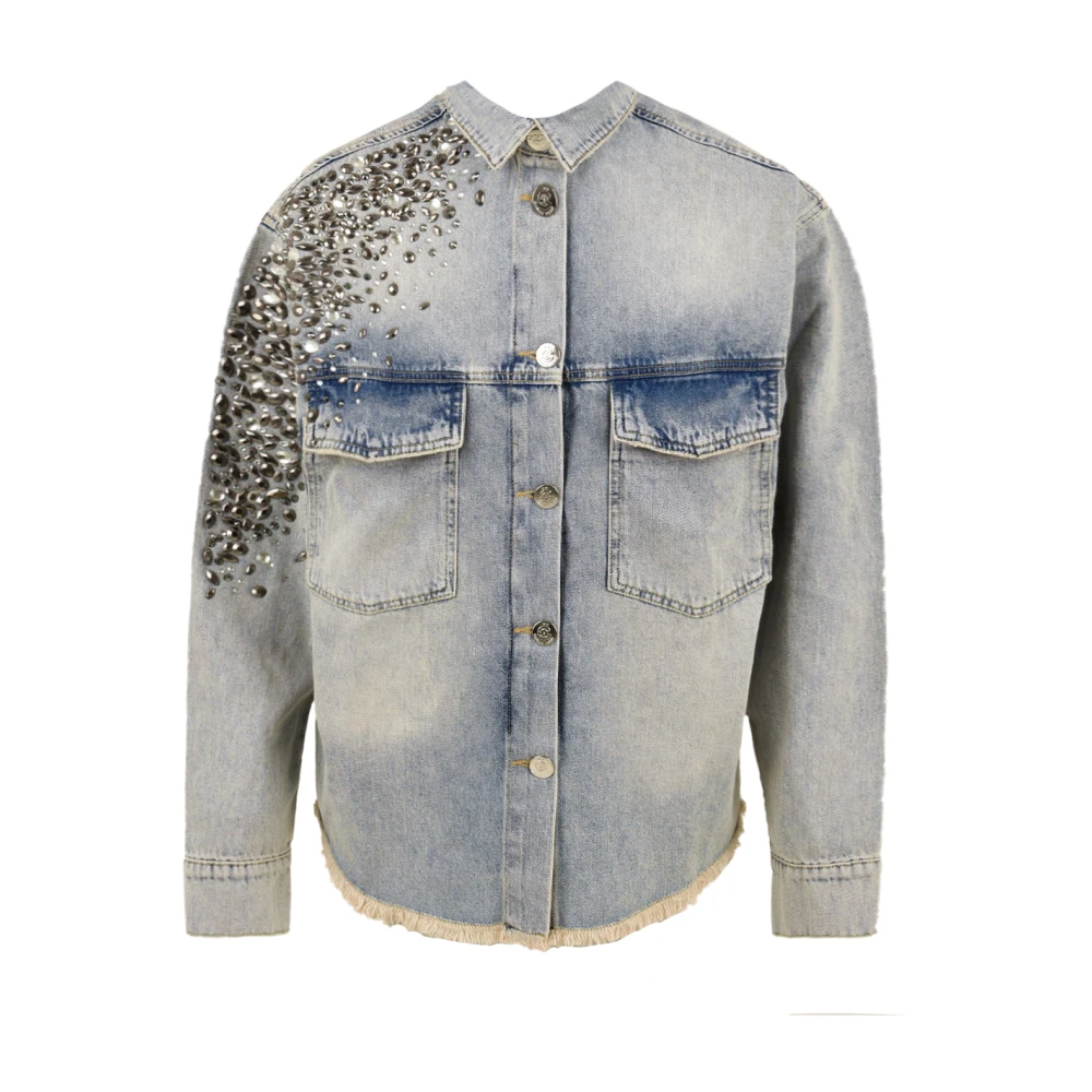 Gaëlle Paris Blauwe Jassen voor Vrouwen Gaabw00300 Blue Dames