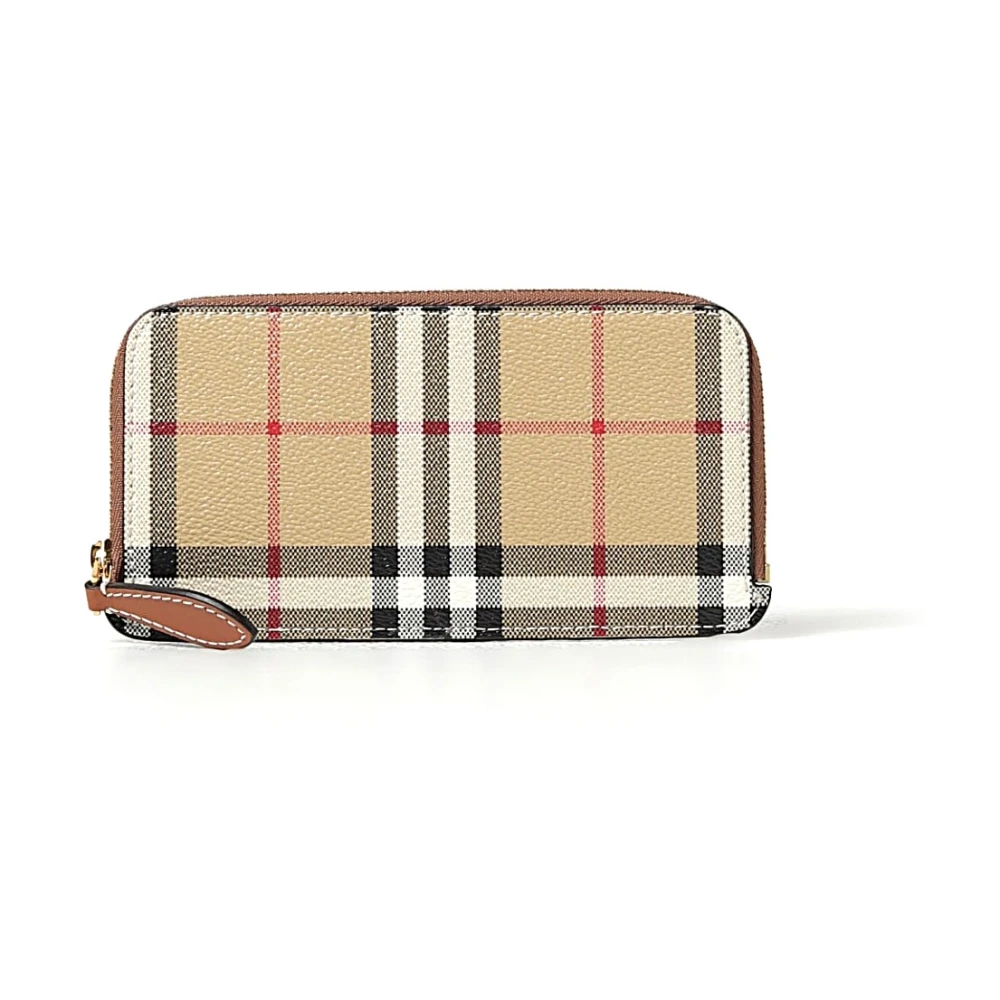 Burberry Stijlvolle Portemonnee voor Mannen en Vrouwen Beige Dames