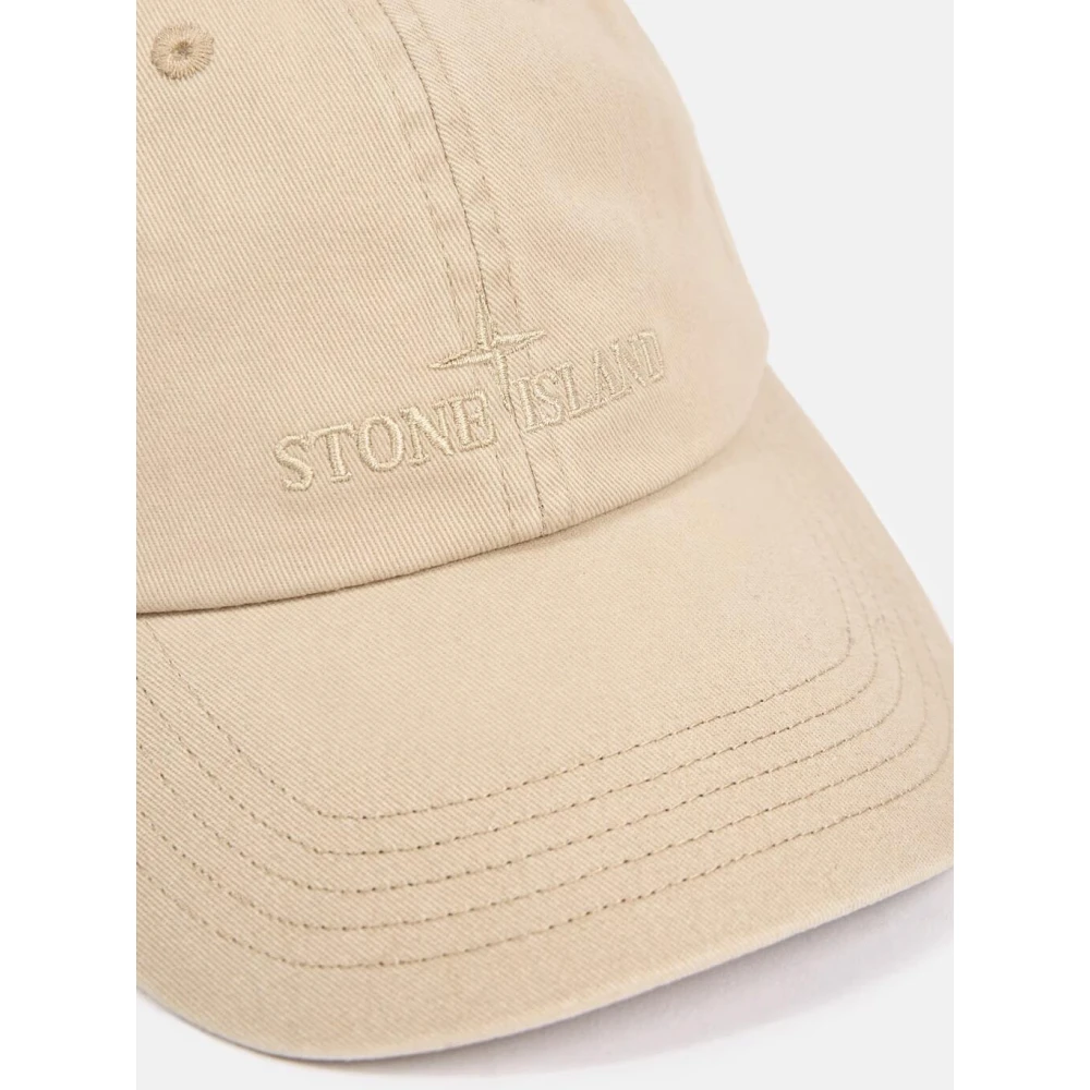 Stone Island Beige Hoeden voor Mannen Beige Heren
