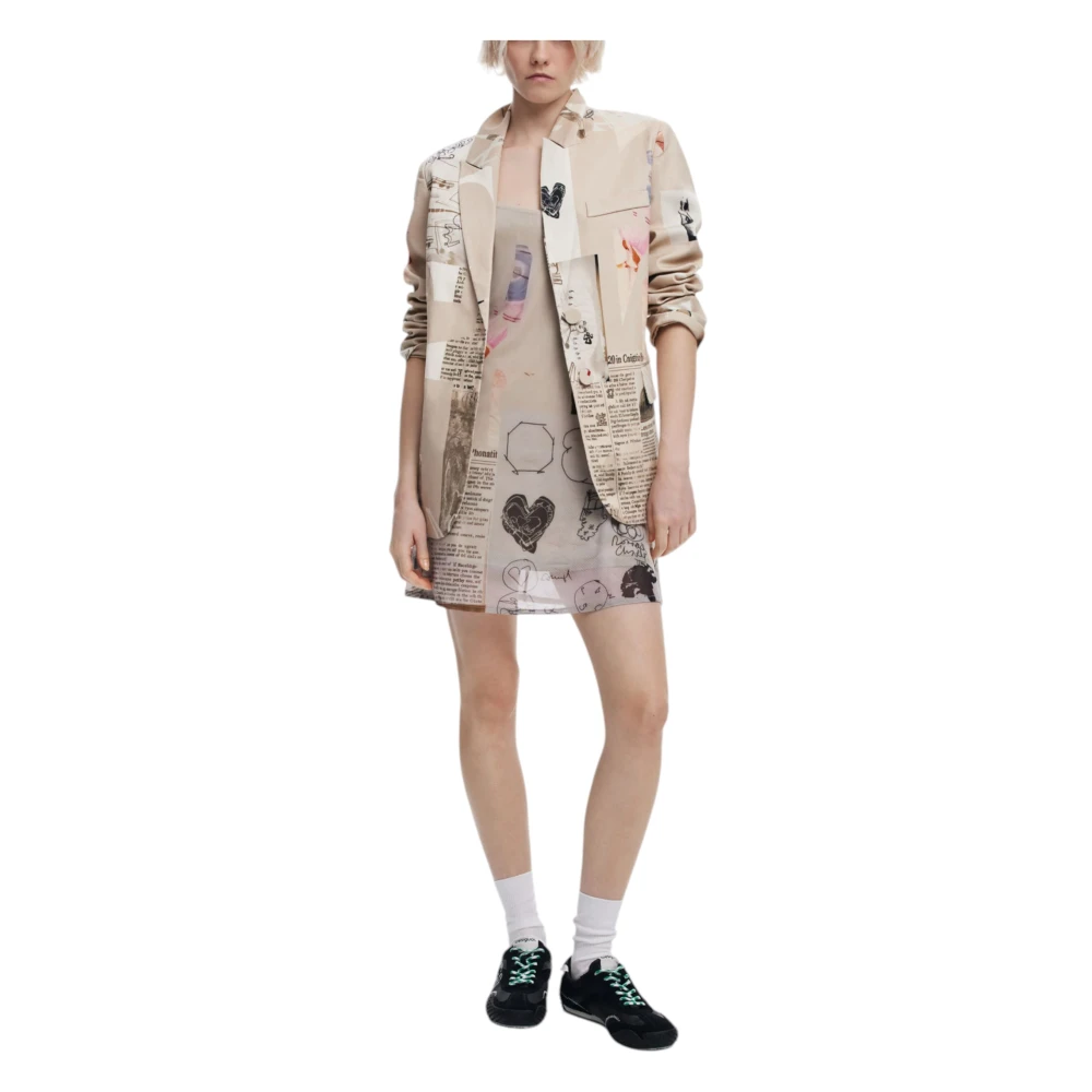 Desigual Katoenmix Damesjas Collectie Multicolor Dames