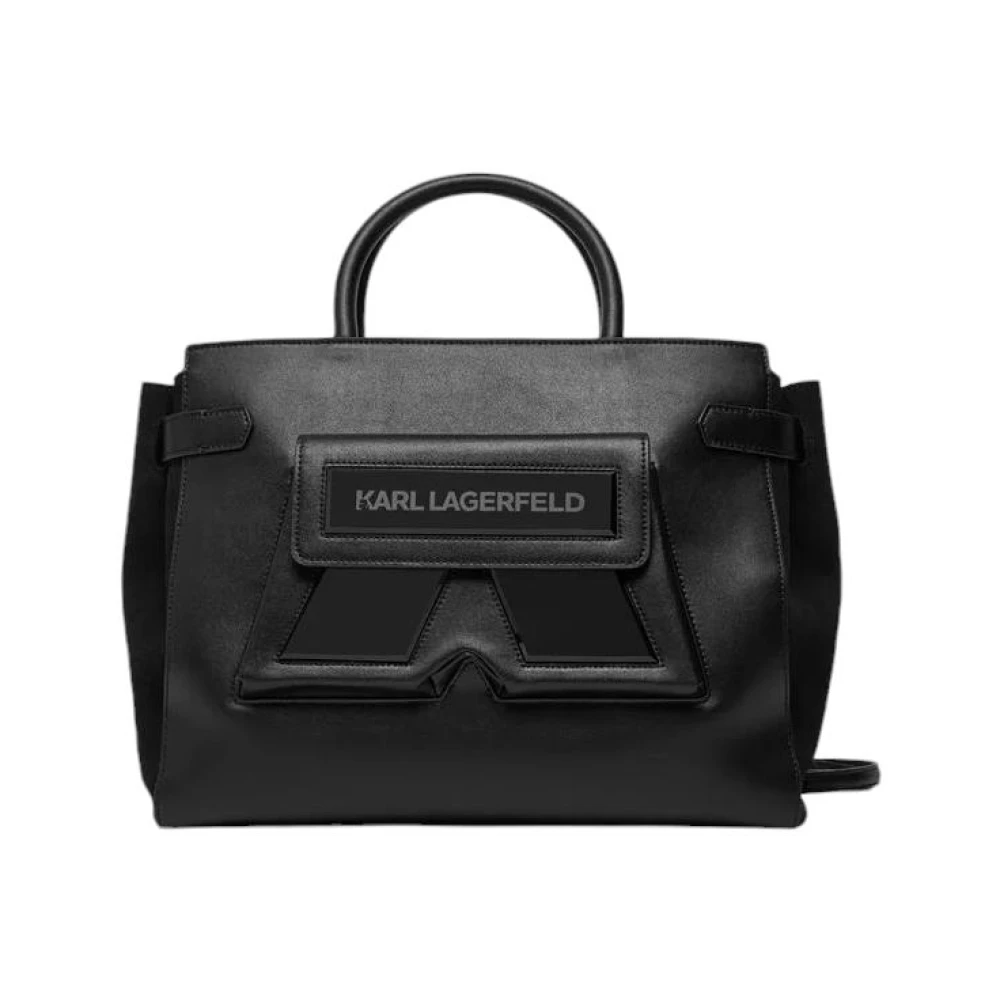 Karl Lagerfeld Totes & shoppers Ikon K Md Tote in zwart