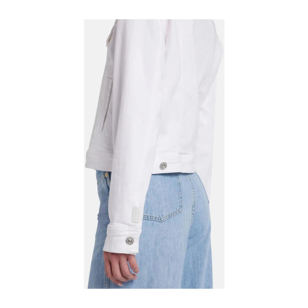 7 For All Mankind Spijkerjas White Dames