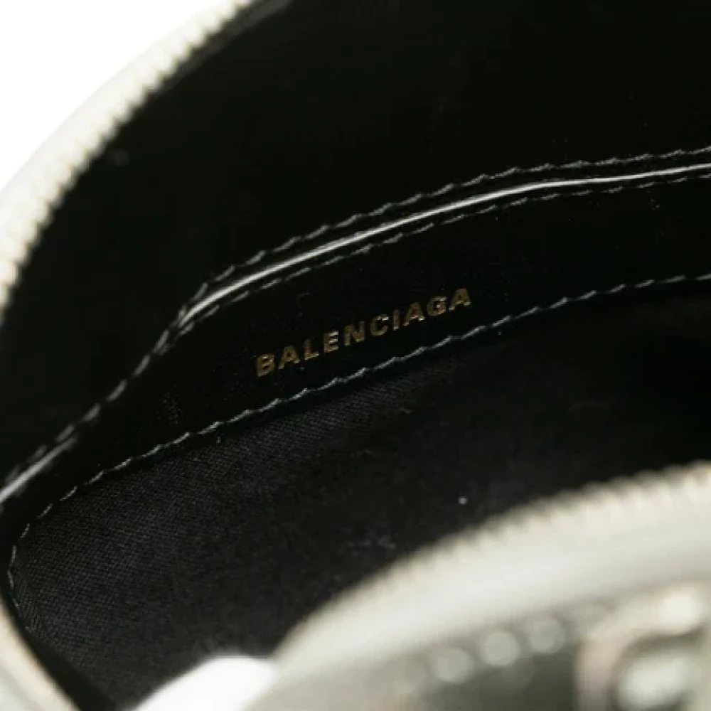 Balenciaga Vintage Pre-owned Leather handbags Gray Dames
