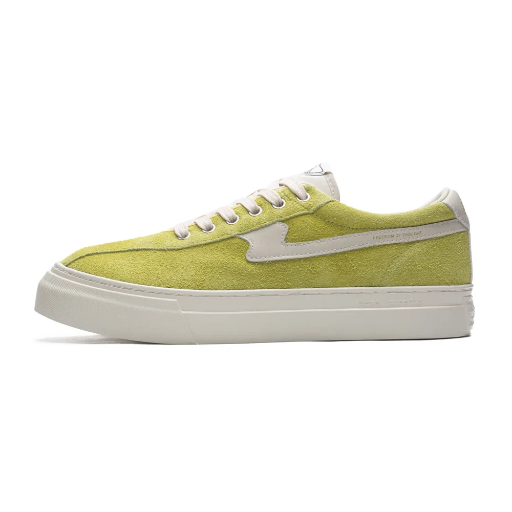 S.w.c. Stepney Workers Club Groene Geo-Merged Lage Profiel Sneakers Heren Schoenen